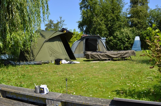 Ruimte voor twee bivvy's