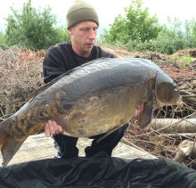 Spiegelkarper 22 kilo